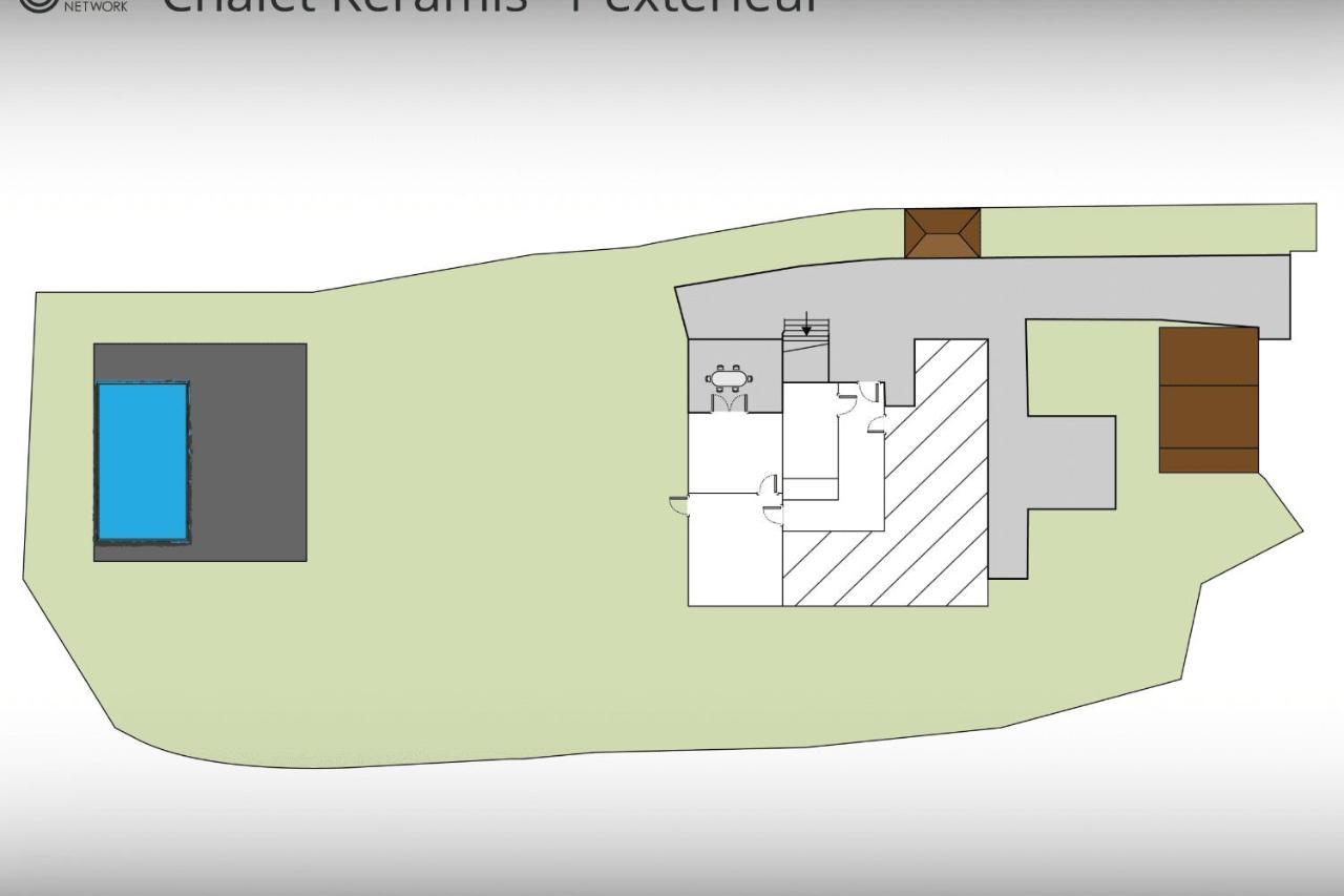 Chalet Keramis - Ovo Network La Riviere-Enverse Eksteriør billede